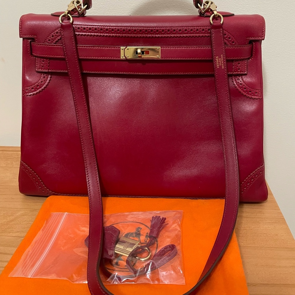 🏆sold🏆Hermès Ghillies Kelly 35 - Picture 2 of 13